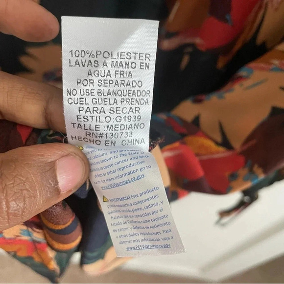 Boho Floral Mini Dress Women Fall Bloomcore Ruffle Hem indie Goblin Flowy Loose - Picture 5 of 8